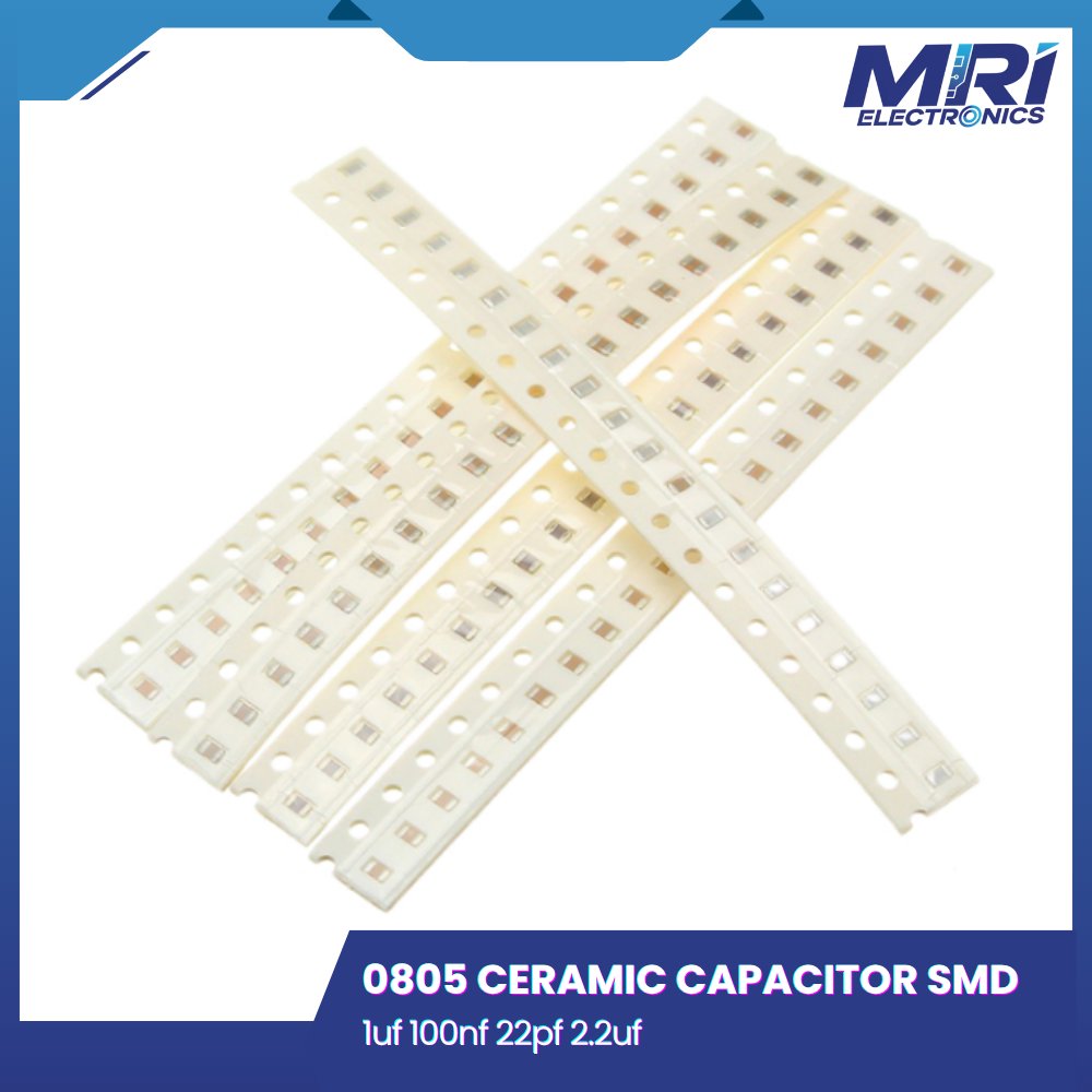 0805 Ceramic Capacitor Kapasitor Keramik SMD 1uf 100nf 22pf 2.2uf
