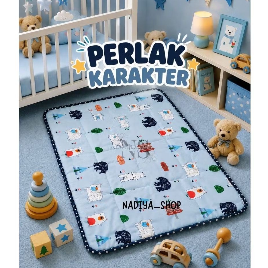 PERLAK BAYI KARAKTER/PERLAK BAYI WATERPROOF/PERLAK BAYI/PERLAK BAYI MURAH