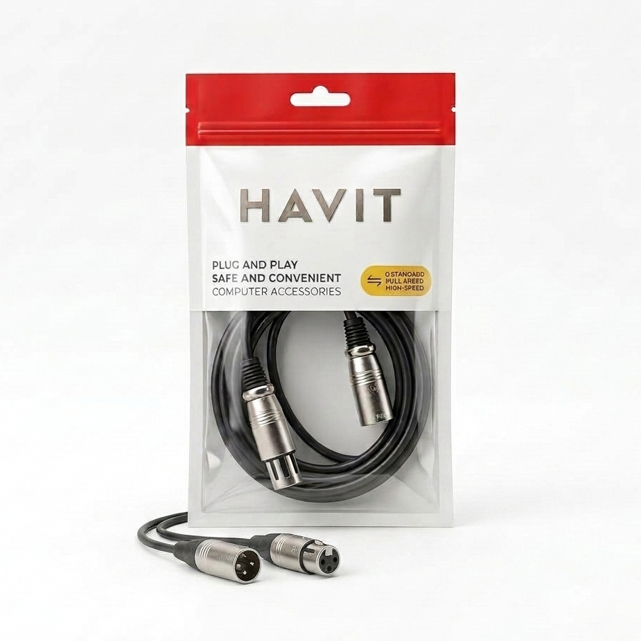 HAVIT Kabel XLR untuk Mikrofon | Panjang 2m