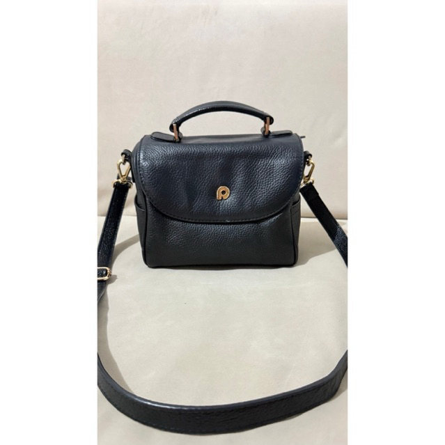 TAS SELEMPANG PAPILLON SECOND,TAS KULIT PAPILLON K3283 WARNA TAS HITAM