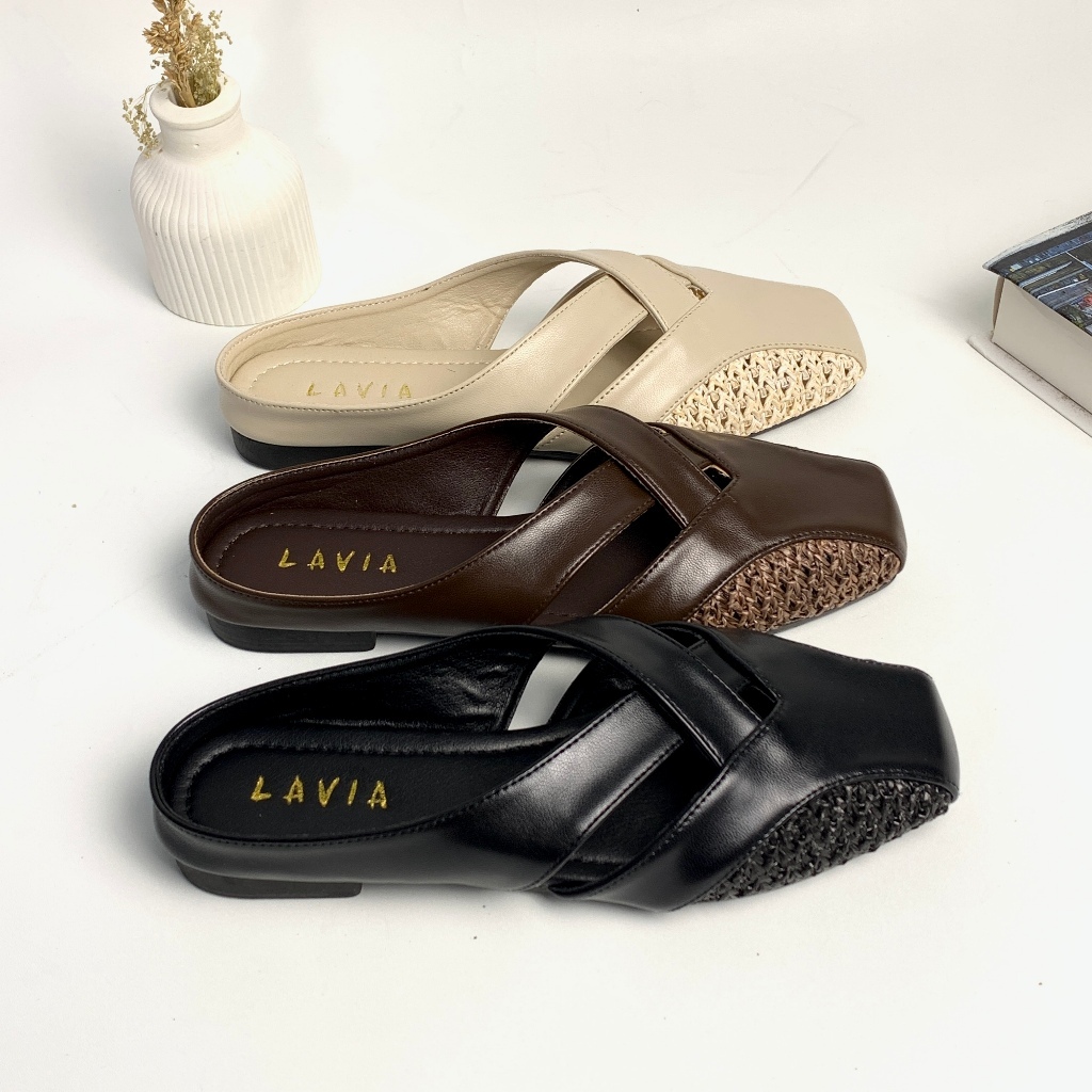 flatshoes wanita mules Sepatu Mules Wanita Flat Shoes Slip On Ukuran 36-42