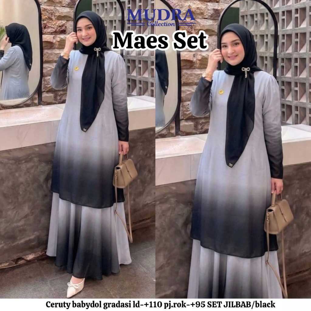 Gamis Mudra Collection / Gamis Terbaru / Gamis Wanita / Gamis Premium / Gamis Pesta / One Set / Sete