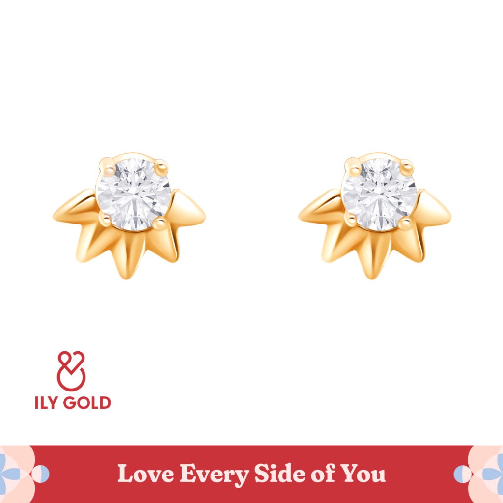 ILY GOLD Bromo Ethereal Sun - Earring / Anting wanita