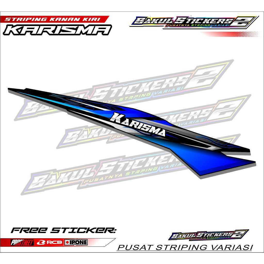 STRIPING VARIASI HONDA KARISMA / STICKER LIST VARIASI MOTOR KARISMA