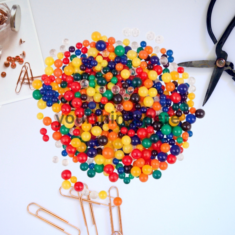 water beads hydrogel bola air warna warni - crystal magic jelly balls