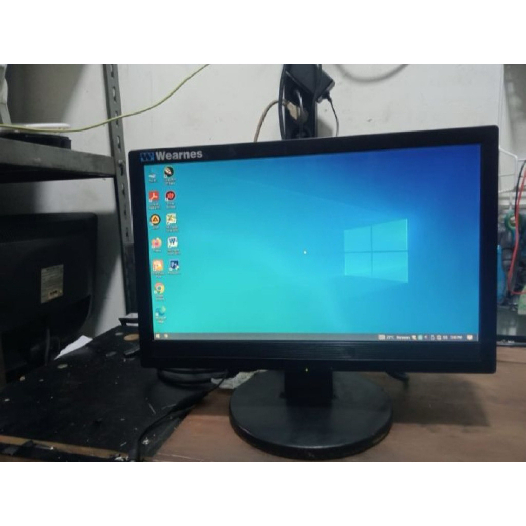 Second monitor pc wearness 16 inch murah, output VGA