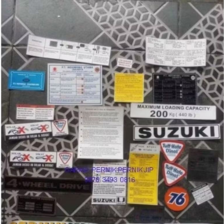 STIKER SET JIMNY LJ80