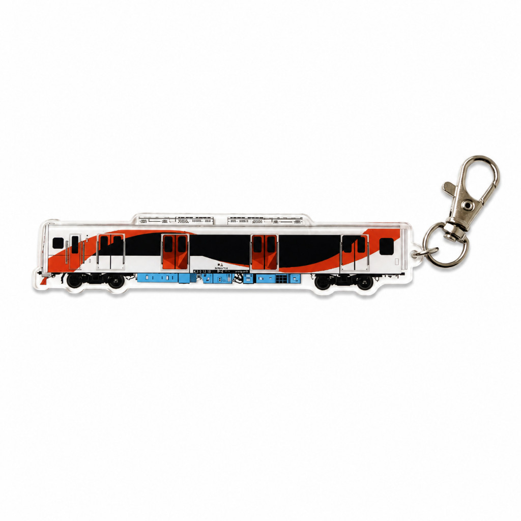 Railindo - Gantungan Kunci Gerbong Kereta KRL INKA ie305