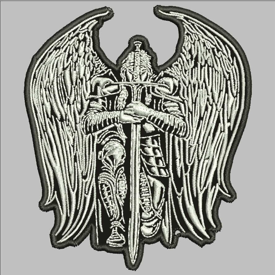 BROTHER PATCH : ANGEL KNIGHT SAINT MICHAEL LARGE