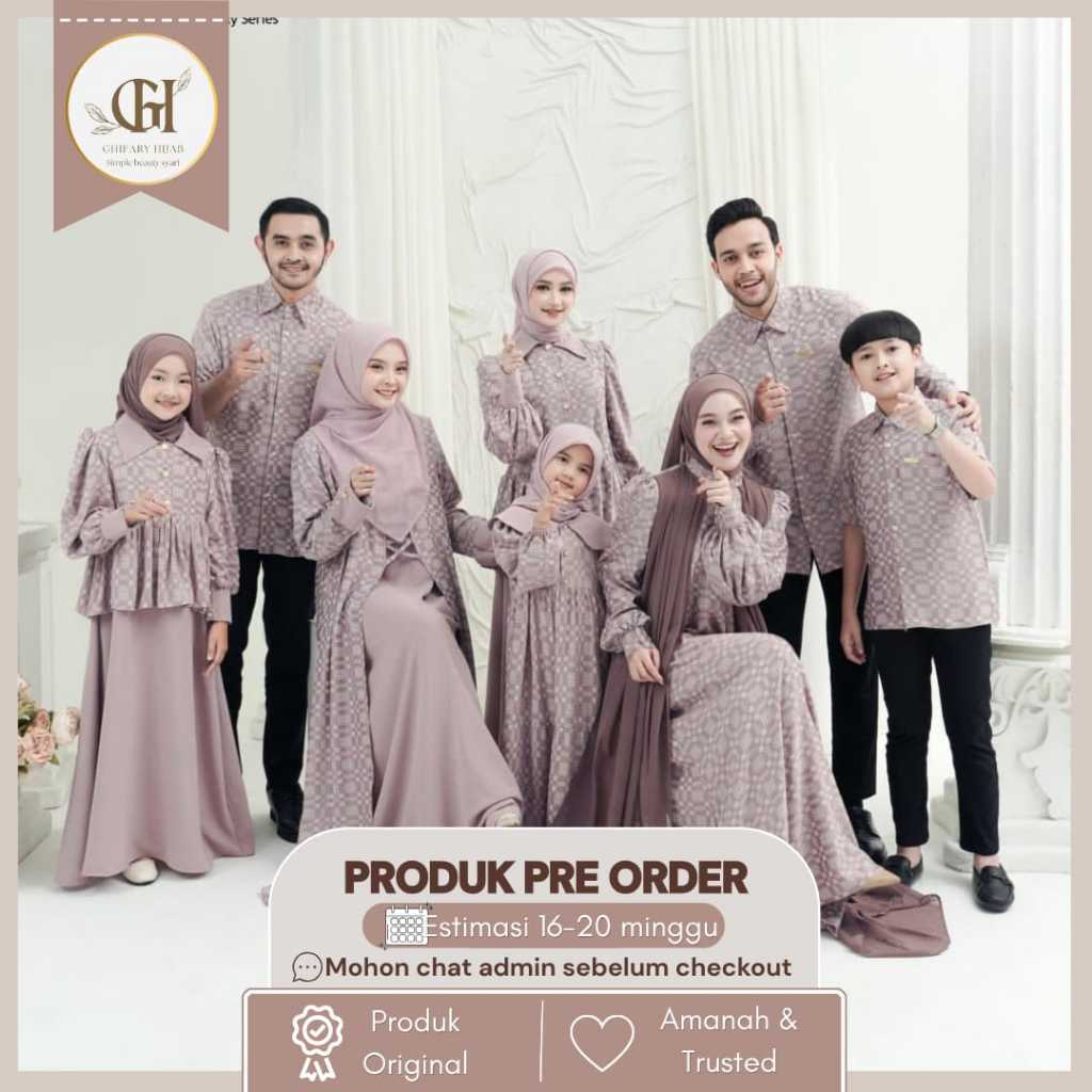 Lumina raya sarimbit lebaran 2027 by mathla OPEN PRE ORDER (READY DESEMBER 2026) family set couple k