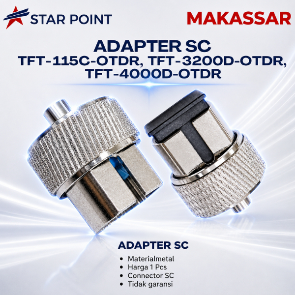 Fiber Optic SC Adapter for Tarmoc TFT-115C-OTDR, TFT-3200D-OTDR & TFT-4000D-OTDR | SC Converter tool