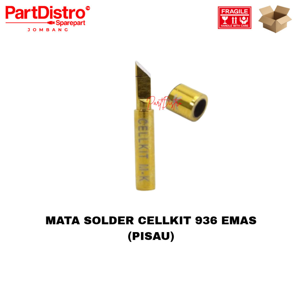 MATA SOLDER CELLKIT 936 EMAS (PISAU, BENGKOK, LURUS)