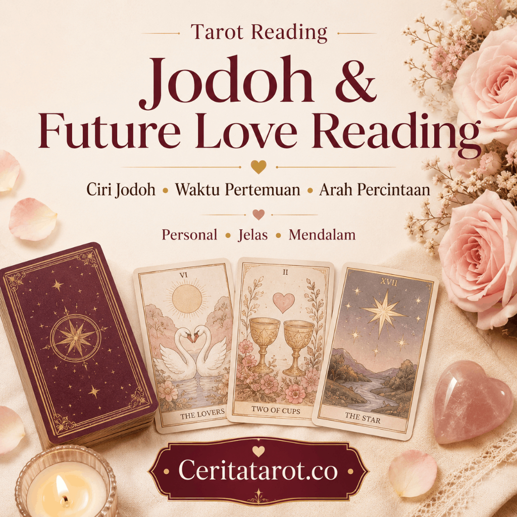 Tarot Jodoh & Future Love Reading - Ciri Jodoh, Karakter, Pertemuan & Arah Percintaan