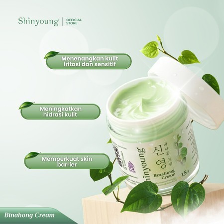 BINAHONG CREAM SHINYOUNG Salep Binahong untuk Redakan Gatal dan Radang -BPOM 15 gram