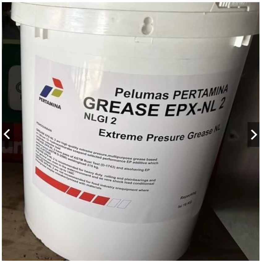 GEMUK PERTAMINA GREASE EPX-NL 2 NLGI 2 new