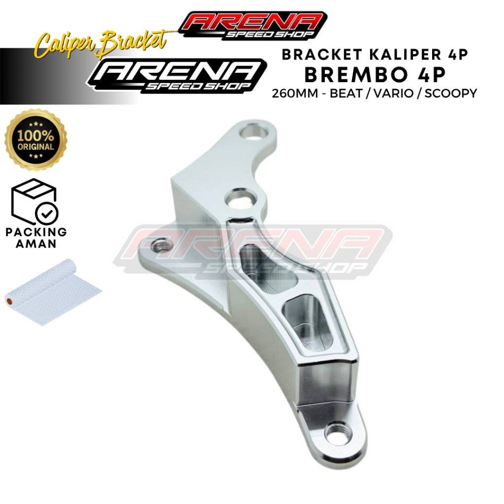ARENA Bracket Kaliper Brembo 4P Beat 260MM Pitch 40 Beat Scoopy Vario Original