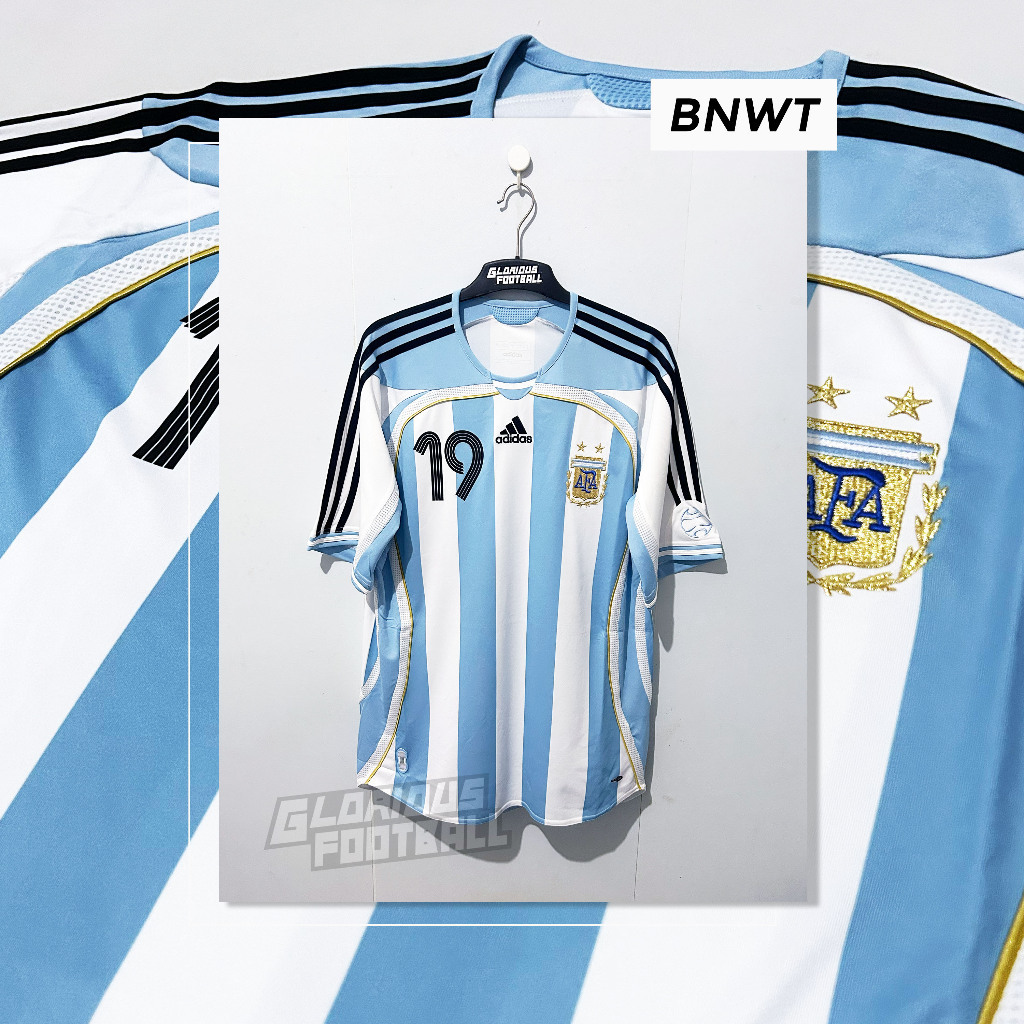 Jersey Original Argentina Home 2006 Reissue MESSI #19 BNWT - JN3708
