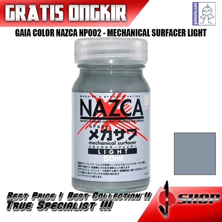 GAIA COLOR NAZCA NP002 MECHANICAL SURFACER LIGHT
