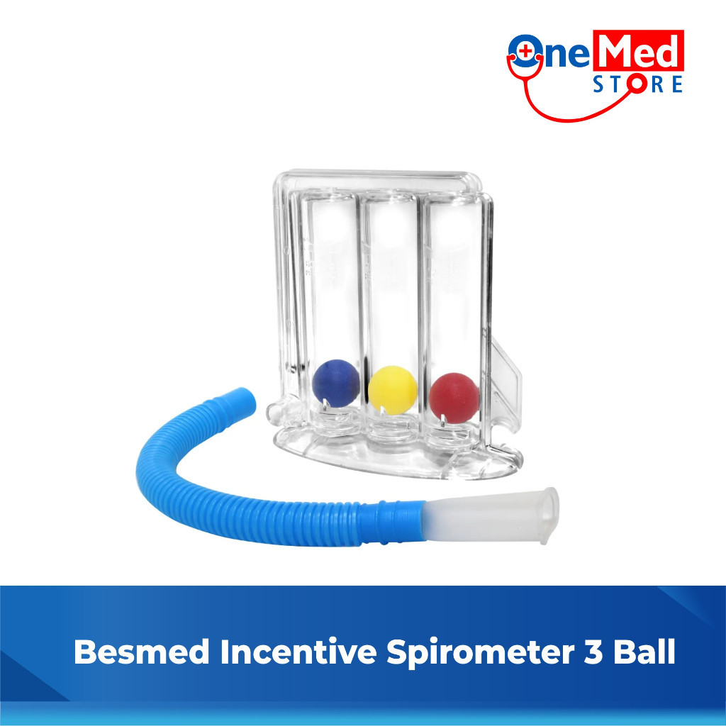BESMED Incentive 3 Ball Spirometer - Spirometer 3 Bola Besmed