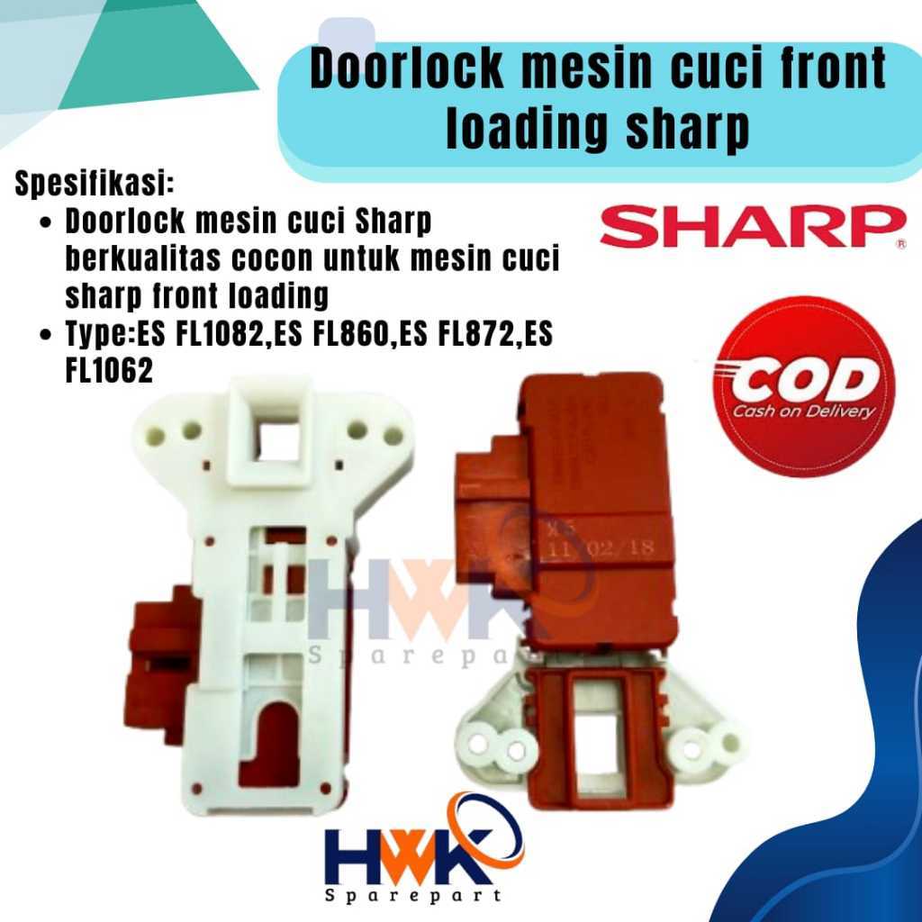 Doorlock Mesin Cuci Front Loading Sharp