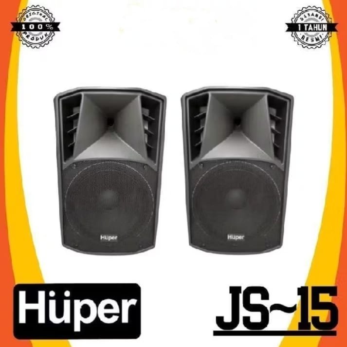 Speaker Aktif 15 Inch Huper JS 15 JS15 Original 2 Varian