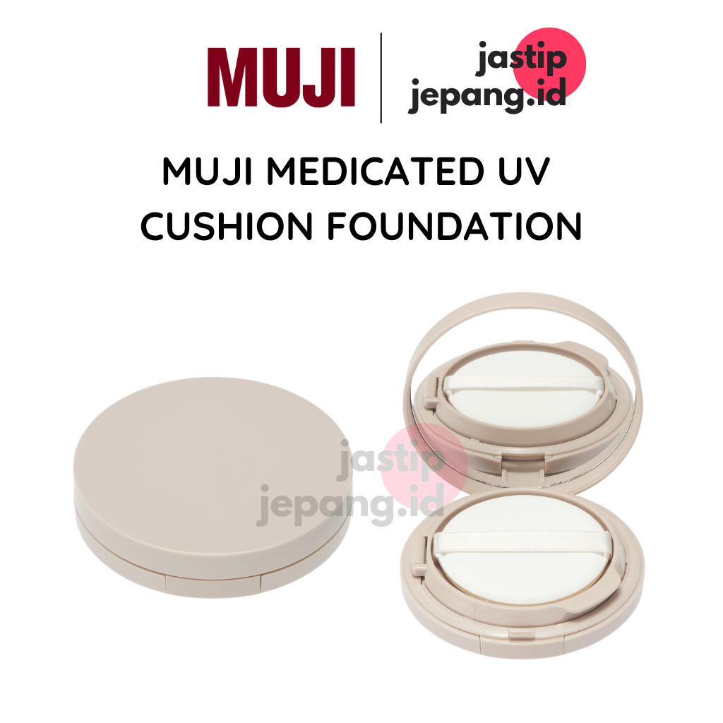 [ PO JAPAN ] MUJI MEDICATED UV CUSHION FOUNDATION | MUJI CUSHION | MUJI FOUNDATION | MUJI JAPAN ORIG