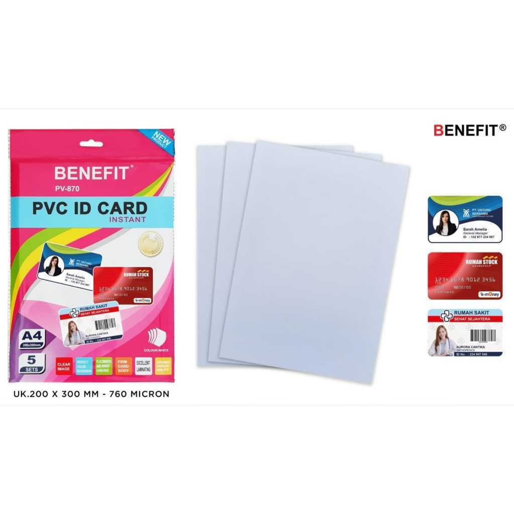 Benefit PVC ID Card PV-870 – Kartu PVC A4
