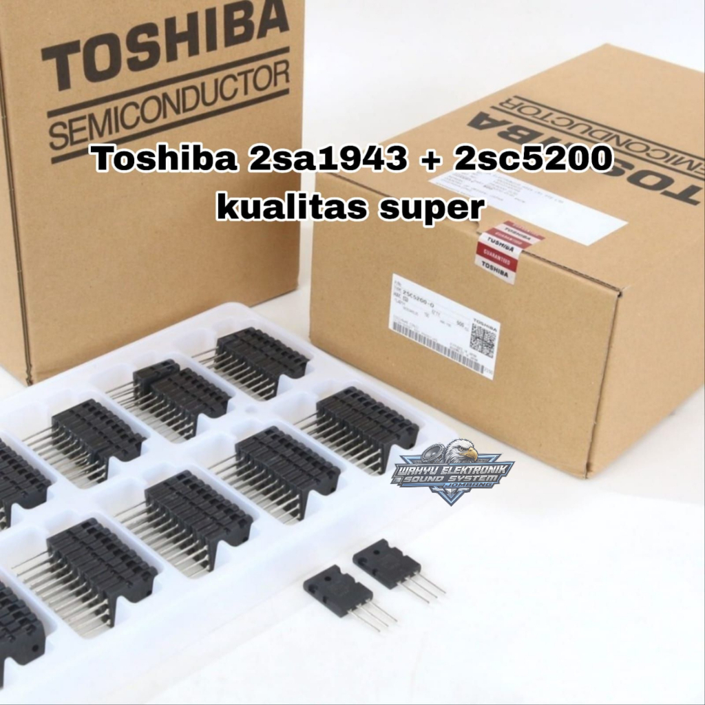 Transistor TOSHIBA SUPER JAPAN 2SA1943 2SC5200 1943 5200 KWALITAS SUPER