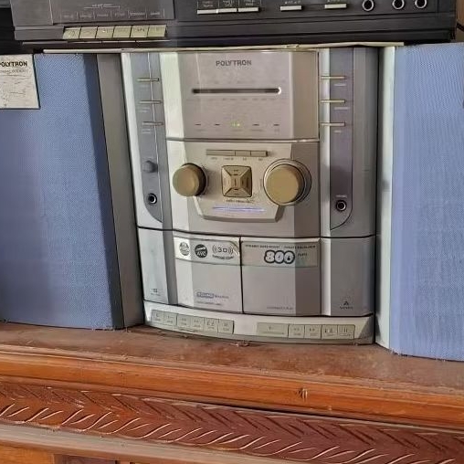 Radio Tape Compo Polytron - Hi-Fi Polytron bass boost. Second Kondisi Normal Suara Mantab