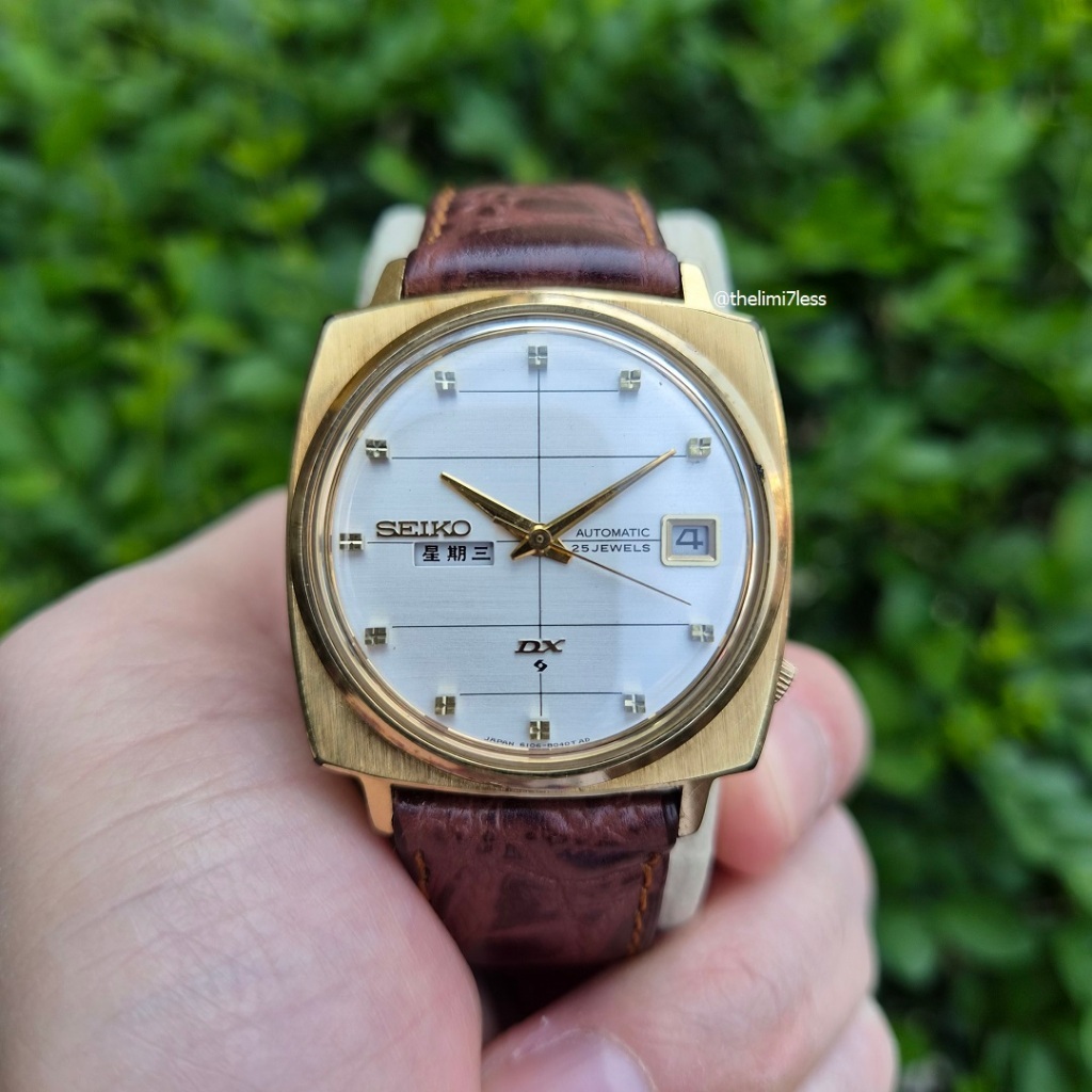 Jam tangan Seiko DX M88 sealion SGP automatic 25 jewels 1960s made in japan ref 6106-8030