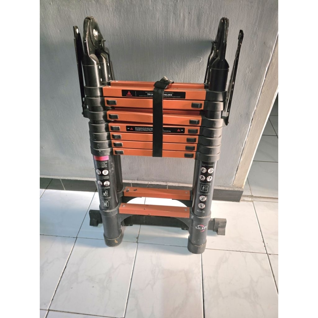 Tangga Teleskopik MLHY 5 Meter Bekas Like New