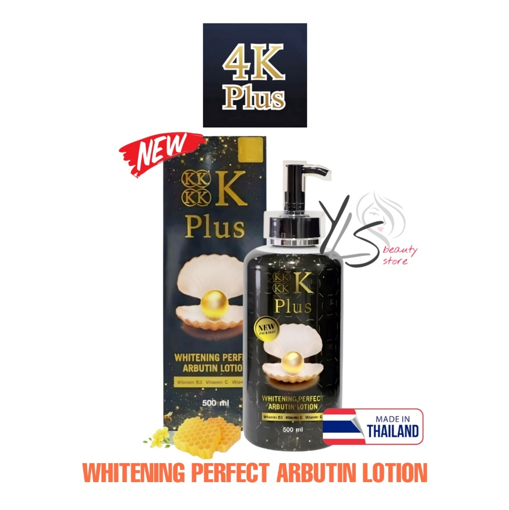 4K PLUS WHITENING PERFECT ARBUTIN LOTION 500ml - BODY LOTION ORIGINAL THAILAND