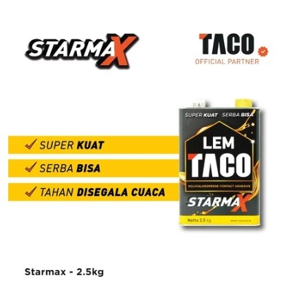 Lem Taco 2,5kg // Lem Kuning // TACO