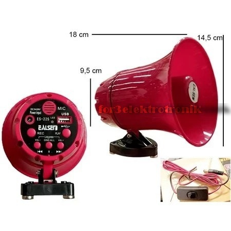 Megaphone Ealsem ES 22 S/ES22S