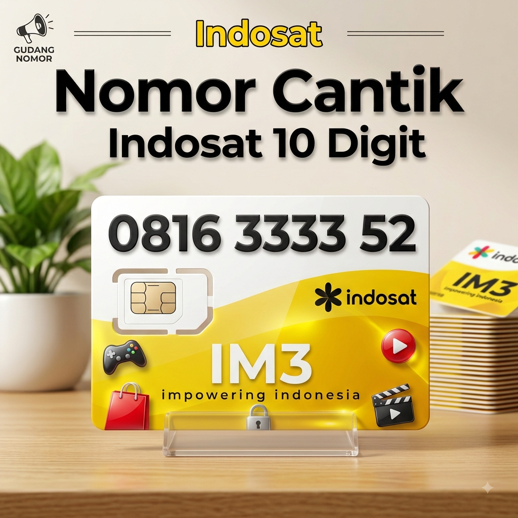 Nomer Cantik Indosat 10 Digit 3333 52 No Cantik Indosat Im3 Oredoo Kartu Perdana Cantik Indosat im3 