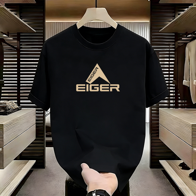 Kaos Pria Kaos Eiger Kaos Lengan Pendek Kaos Hitam Kaos Putih Creative Desain Lengan Pendek Kasual