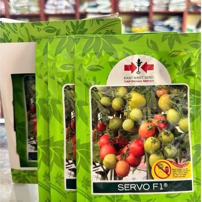 Benih Tomat SERVO F1 1750 Butir (Original) Cap Panah Merah / Bibit Tomat SERVO F1 1750 Biji Original