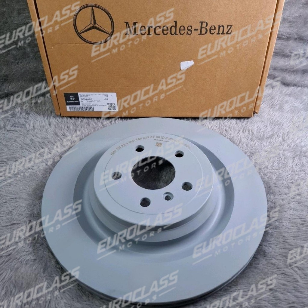 BRAKE DISC PIRINGAN REM CAKRAM BELAKANG MERCEDES BENZ W166 X166 W292 ML GL GLE GLS ORIGINAL A1664230