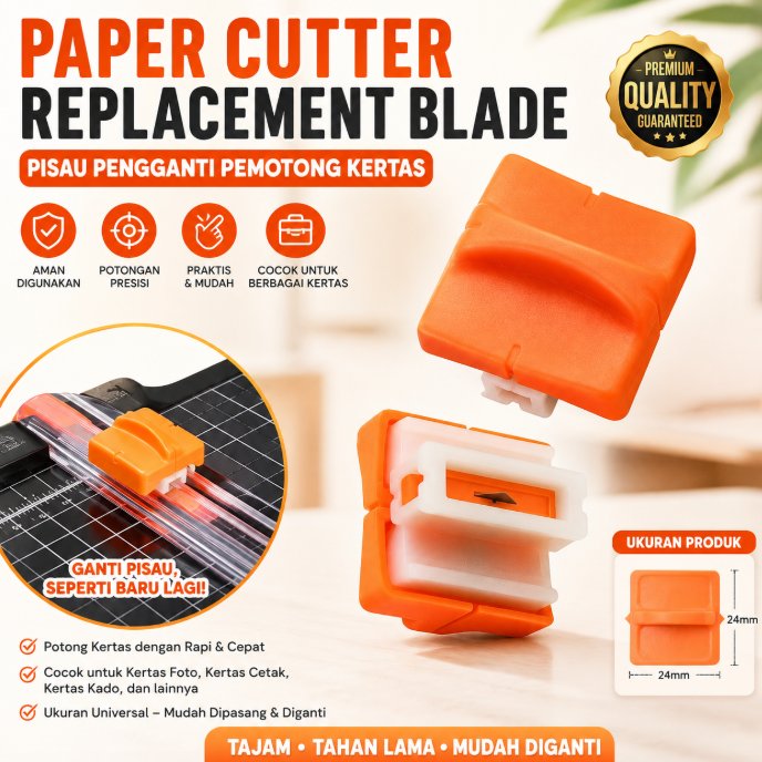 Mata Pisau Pengganti Paper Cutter Refill Blade Alat Potong Kertas Foto