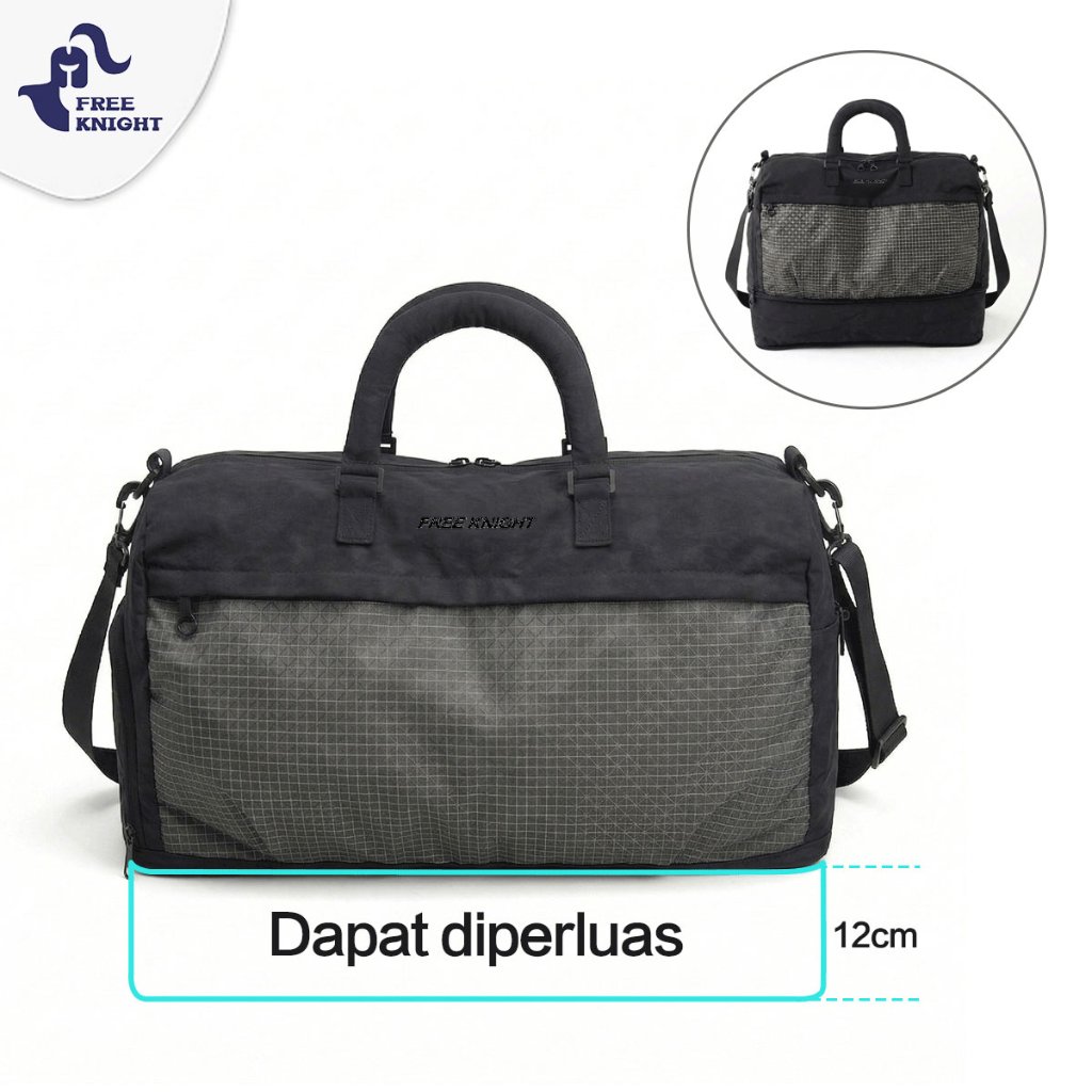 Freeknight Original Tas Olahraga Pria Wanita Casual Tas Baju Koper Traveling Gym Bag Travel Tas Perj