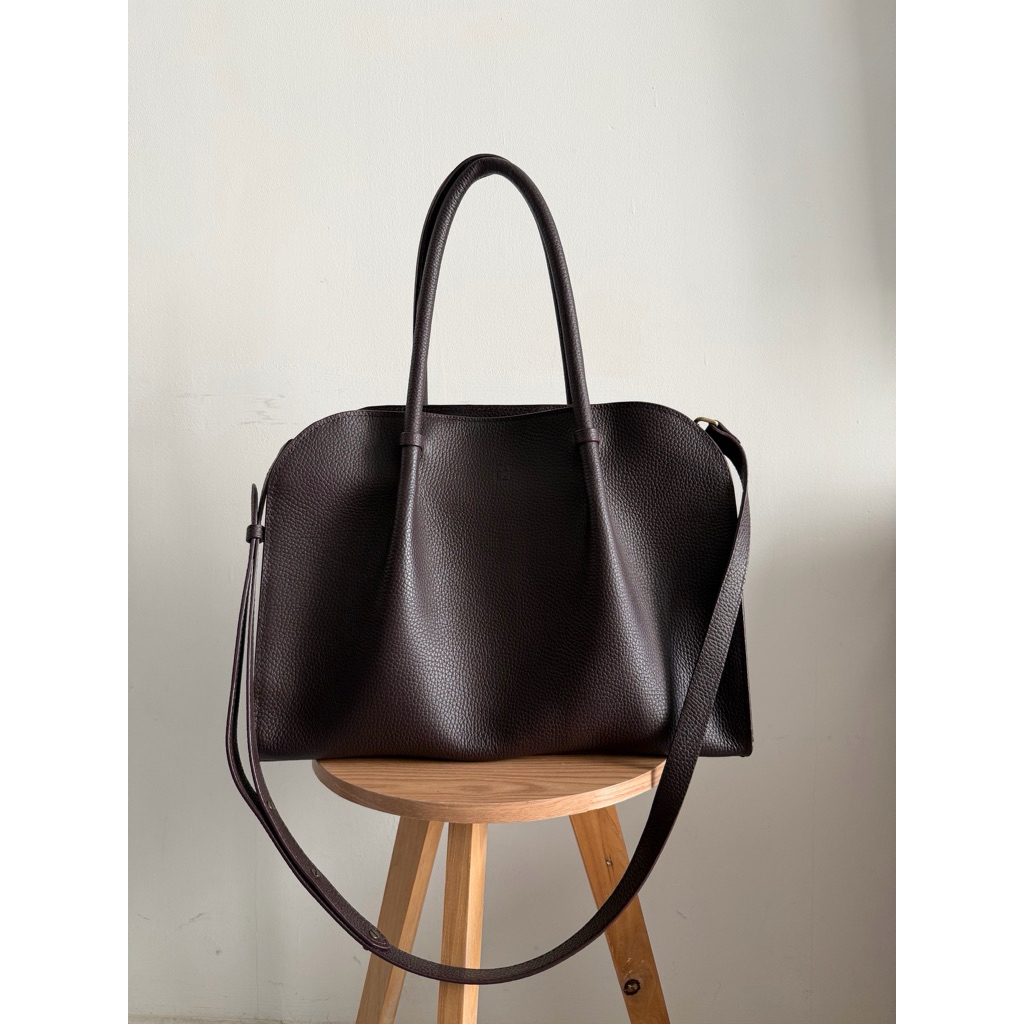 [preloved] Purotti Jadyn Top Handle Bag - Maroon