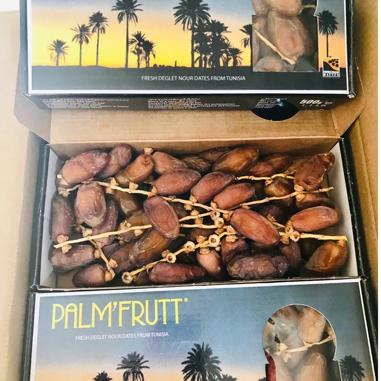 Kurma tunisia tangkai 500gr kemasan dus /kurma tangkai /kurma palm [sultan tamour]