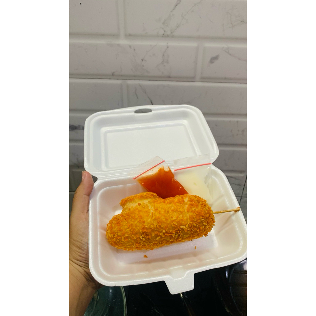 Corndog mozzarella frozen