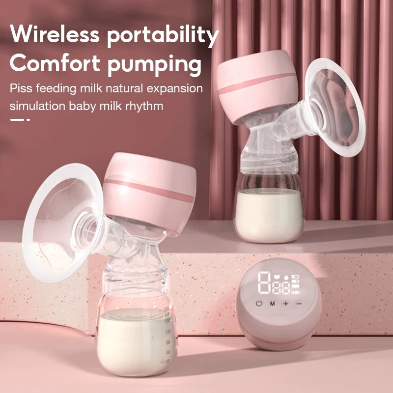 Pompa ASI Elektrik Cocok untuk Kulit Sensitif Pumping ASI Genggam 180ML Tidak sakit Daya Hisap Kuat 
