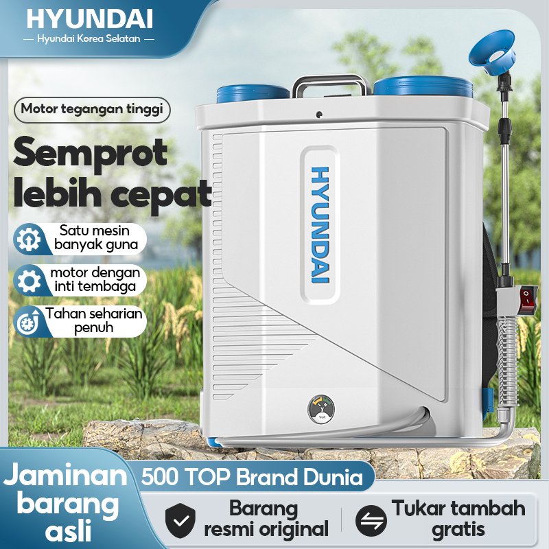 HYUNDAI Sprayer Elektrik 18 Liter Alat Semprot Tanaman Pertanian Alat Semprotan Hama Padi Sprayer