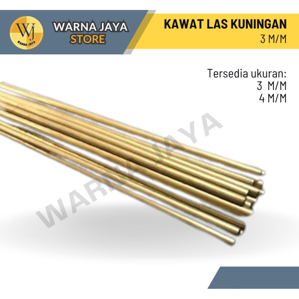 Kawat Las Kuningan 3m/m Batangan / Kawat Las KN 3 m/m per Batang