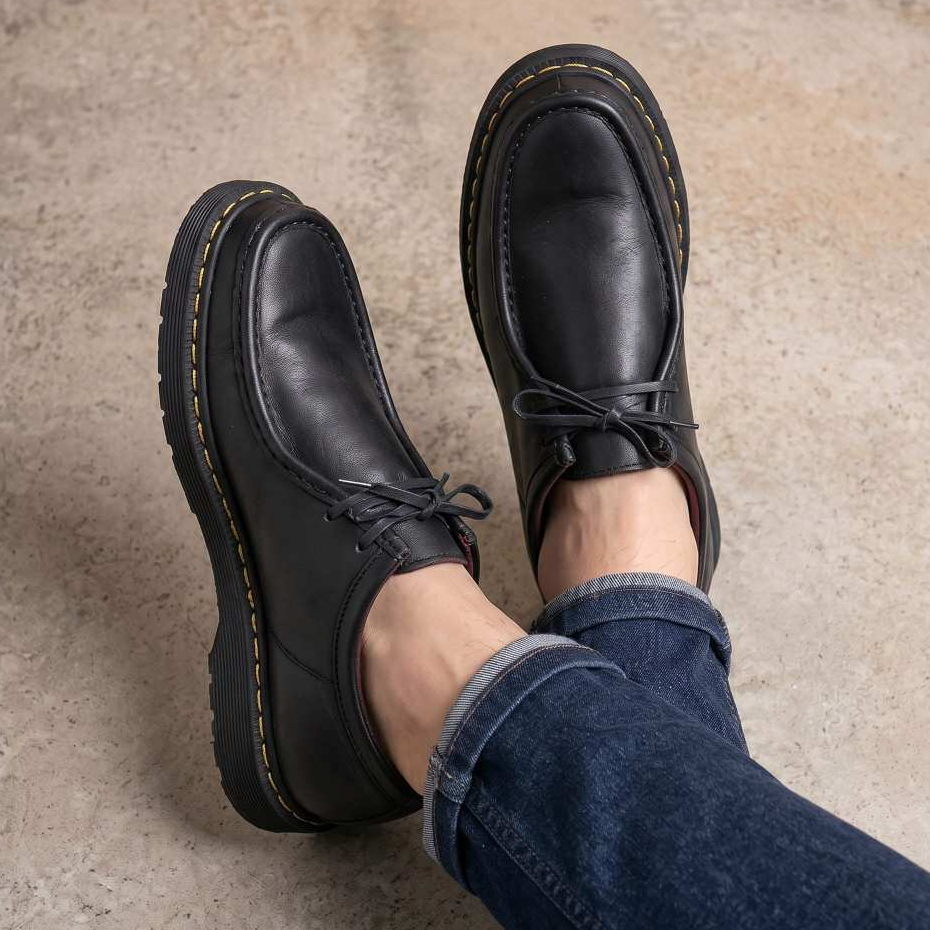Sepatu Kulit Asli Pria DOCMART Sole Karet Anti Slip  - AXTONDOC