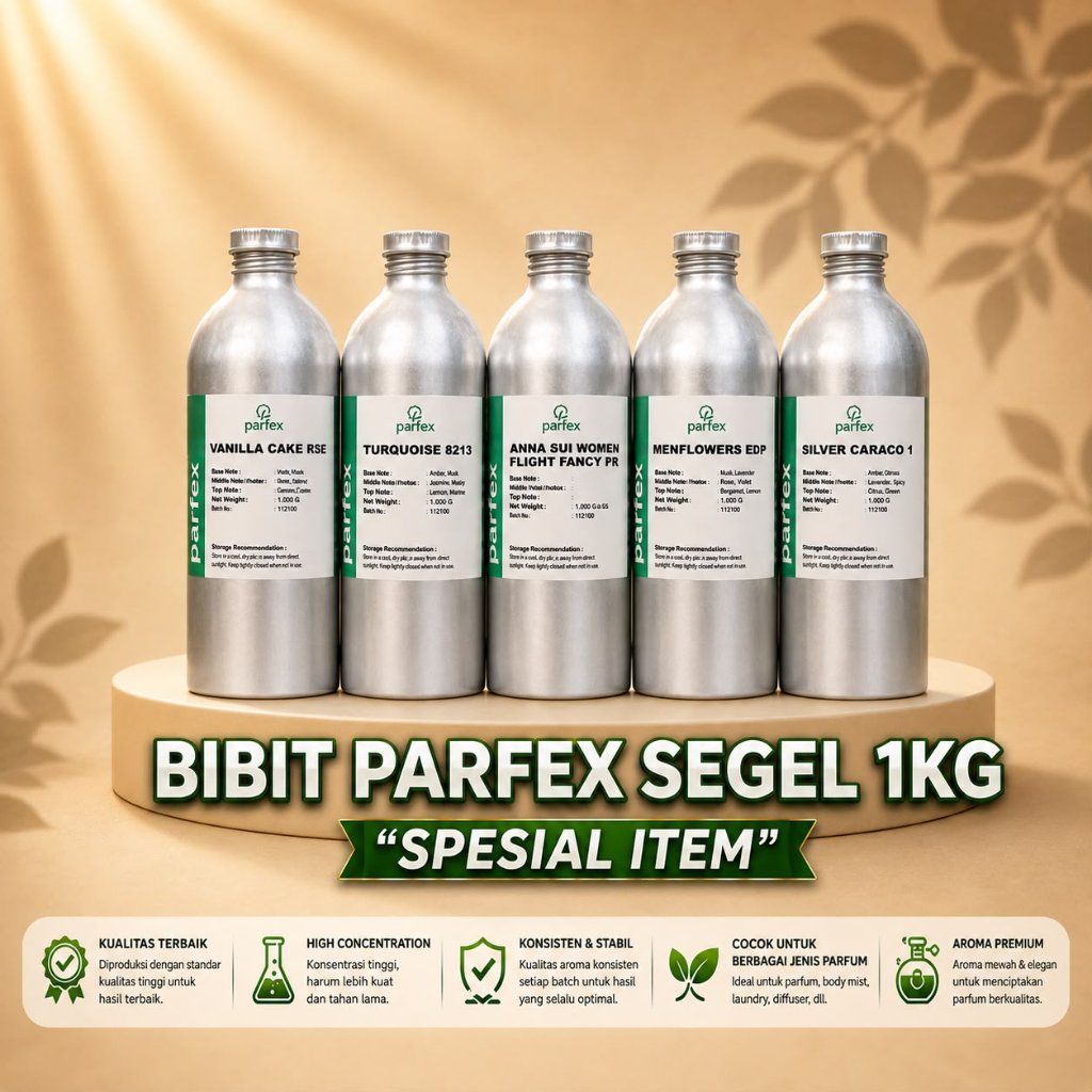 Biang/bibit varian murni tanpa campuran by Parfex/AnnasuiWomen/CH 212VIP Man/VanillaCake/Vercaase/Ke