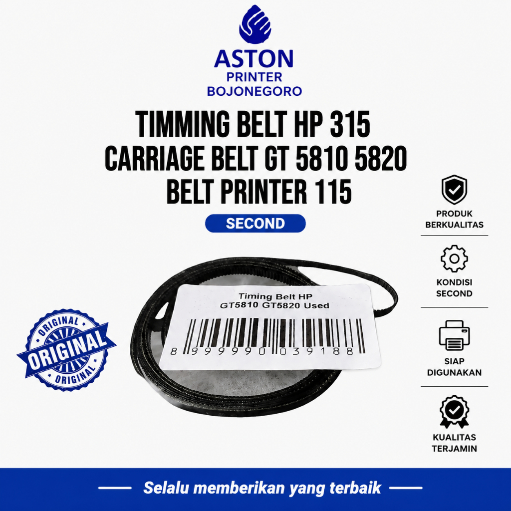 Timming belt hp 315, carriage belt  GT 5810 5820, belt printer 115 second