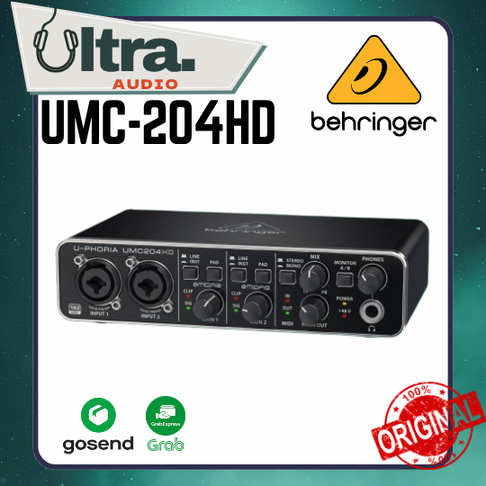 Behringer UMC204HD / UMC-204HD / UMC 204 HD / Soundcard ORIGINAL